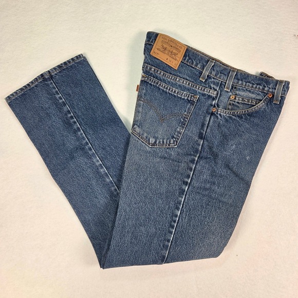 Levi's Other - Vtg Levi's 90's 517 Orange Tab Bootcut Made in USA Jeans 36x32 (34×32) Blue 1996